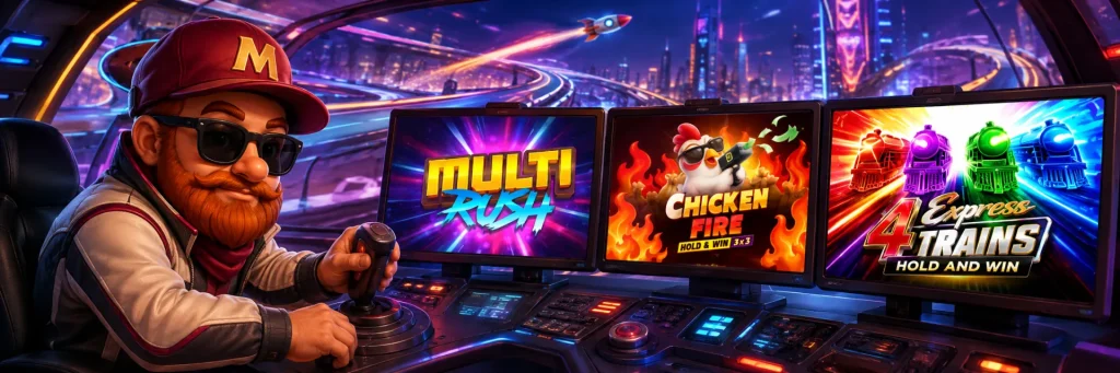 Crash Games w Magic365 – dynamiczne gry Multi Rush i Chicken Fire