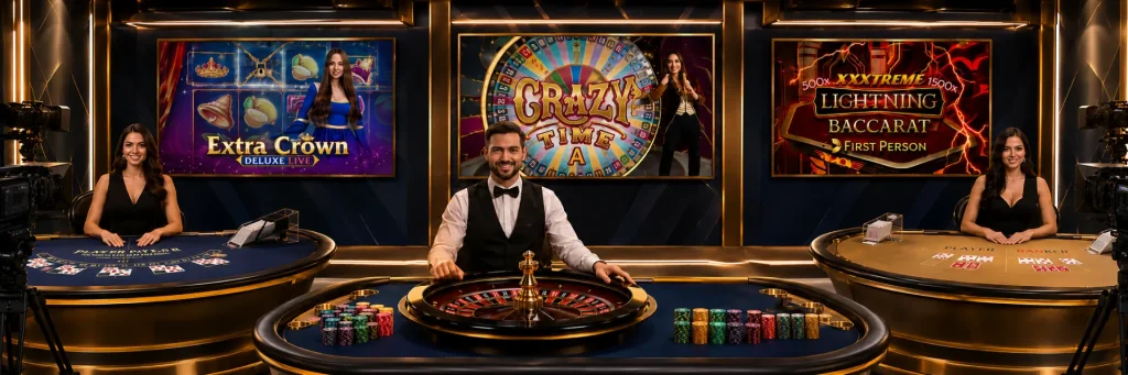 Live Casino w Magic365 – ruletka, blackjack i baccarat z krupierami